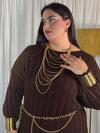 Collana mille righe gold e silver