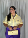 Camicia Diamond gialla