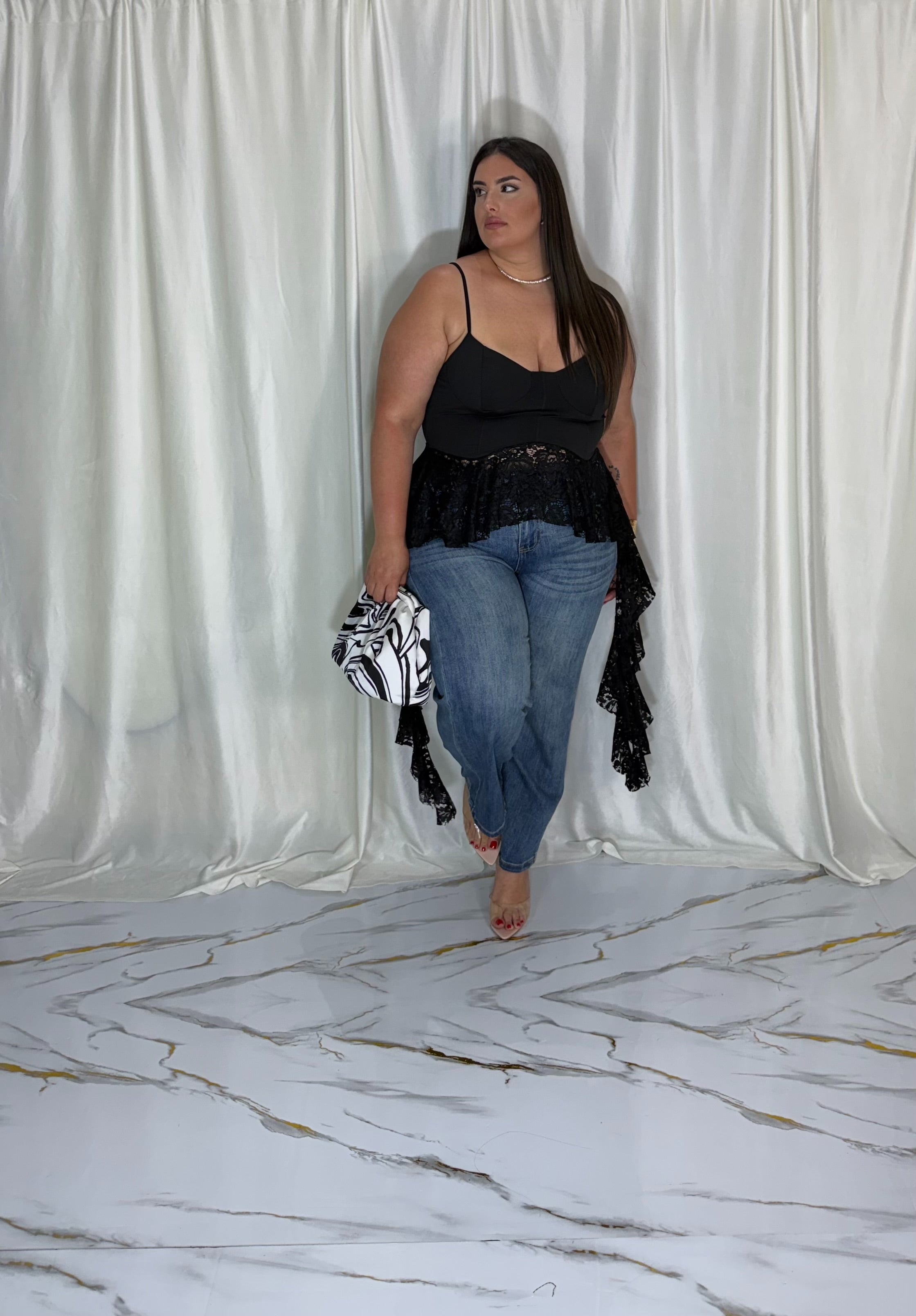 Top morena nero