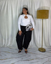Pantalone ballon Mara nero