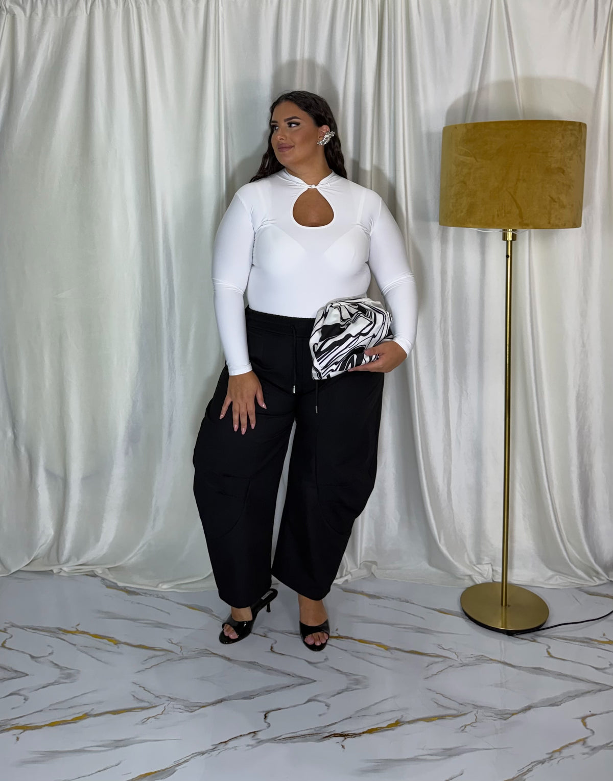Pantalone ballon Mara nero