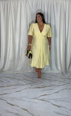 Dress a portafoglio Arianna giallo