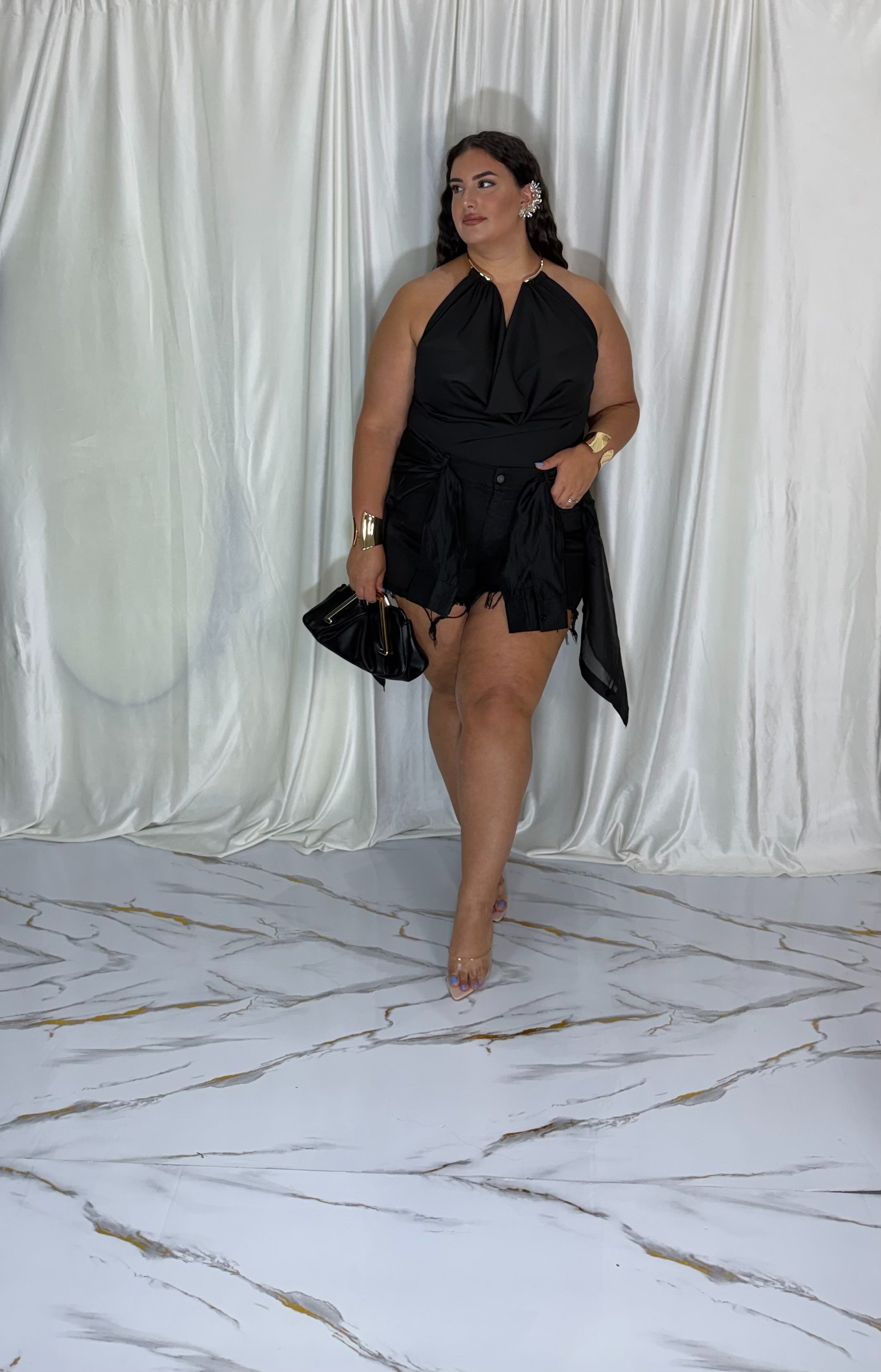 Body collana Gold nero