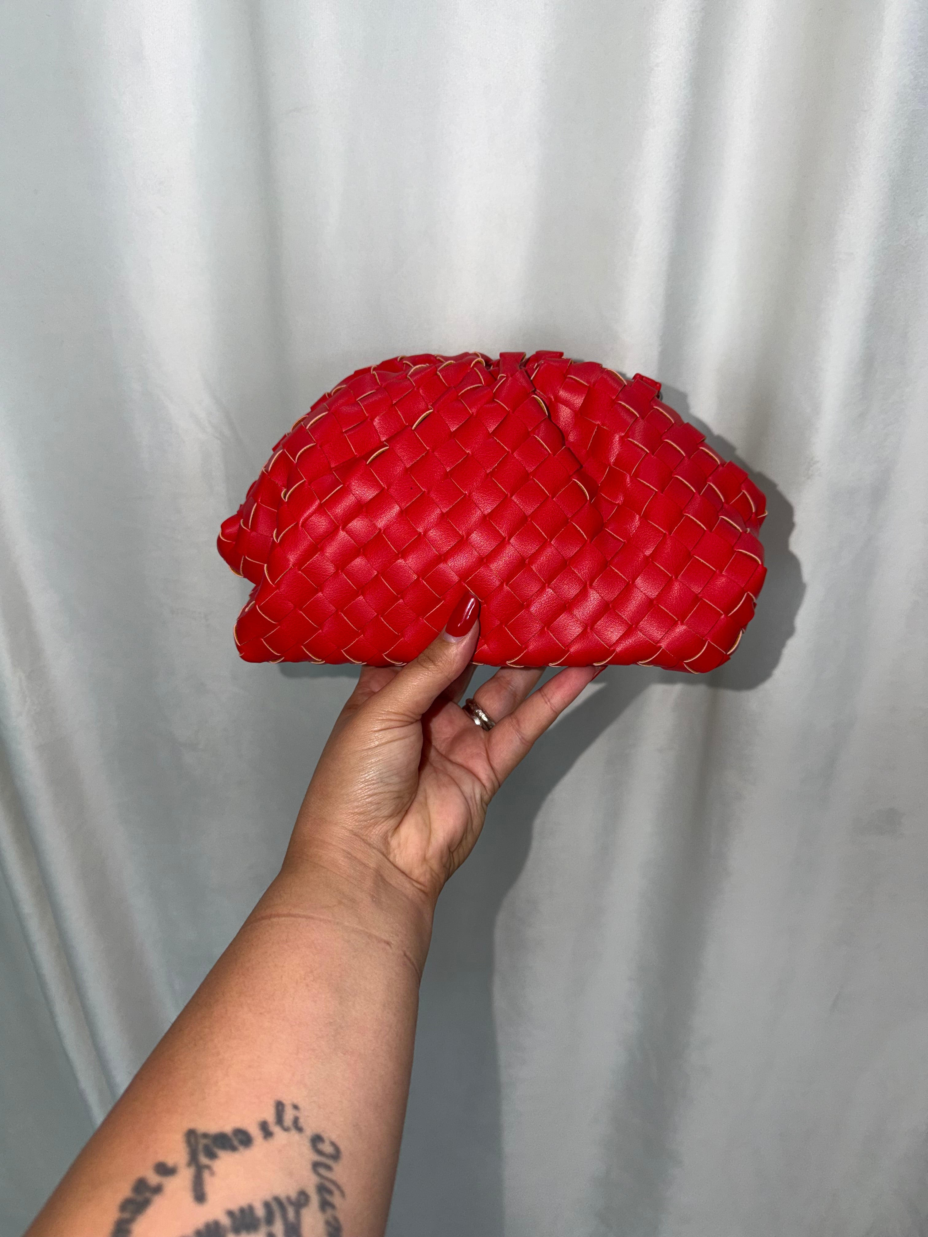 Borsello mood bottega rosso