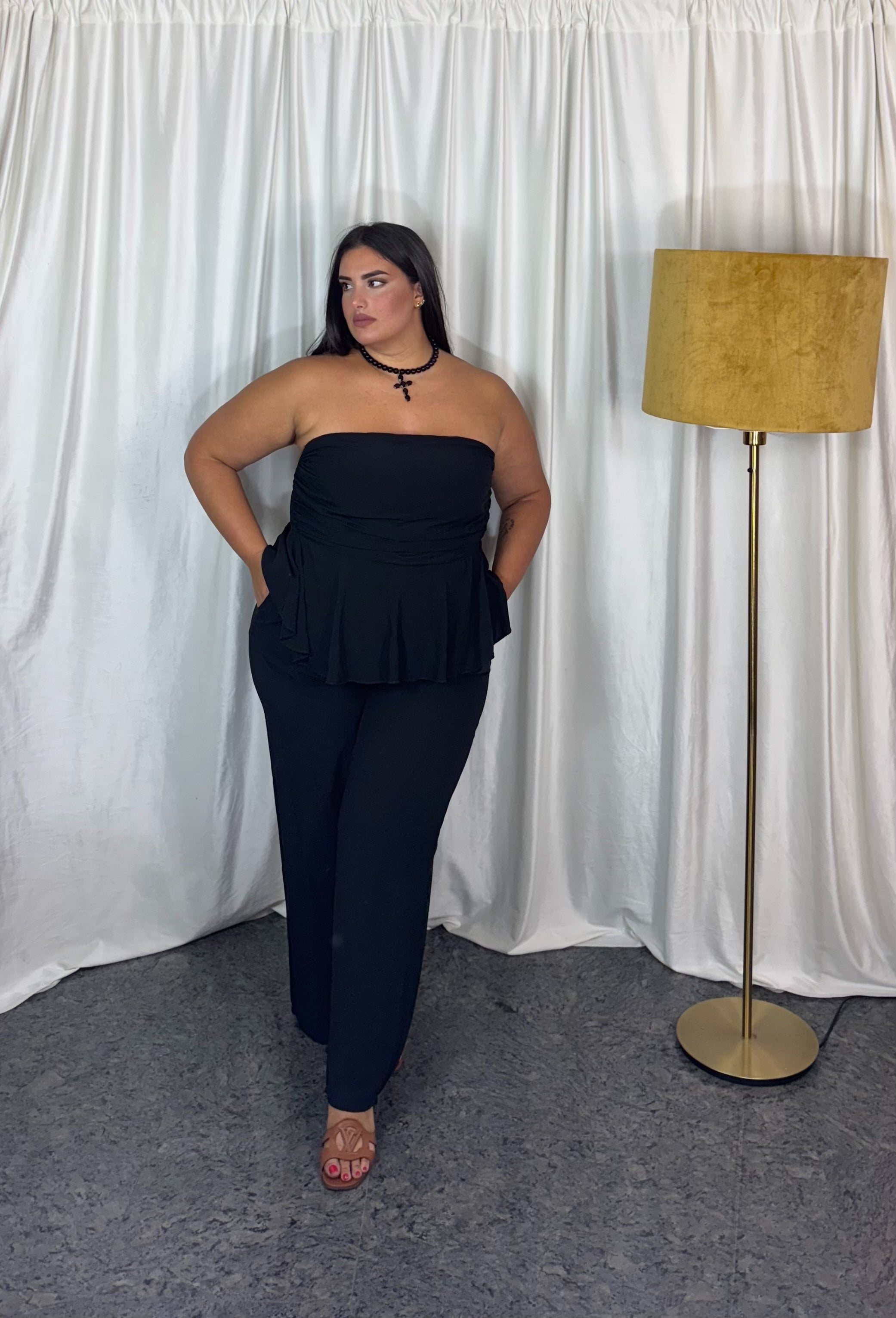 Coordinato evelyn nero
