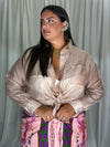 Camicia trasparente rosa