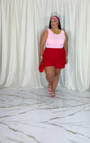 Pantaloncino Ada rosso