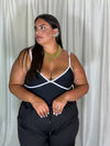 Body Ludovica nero/bianco