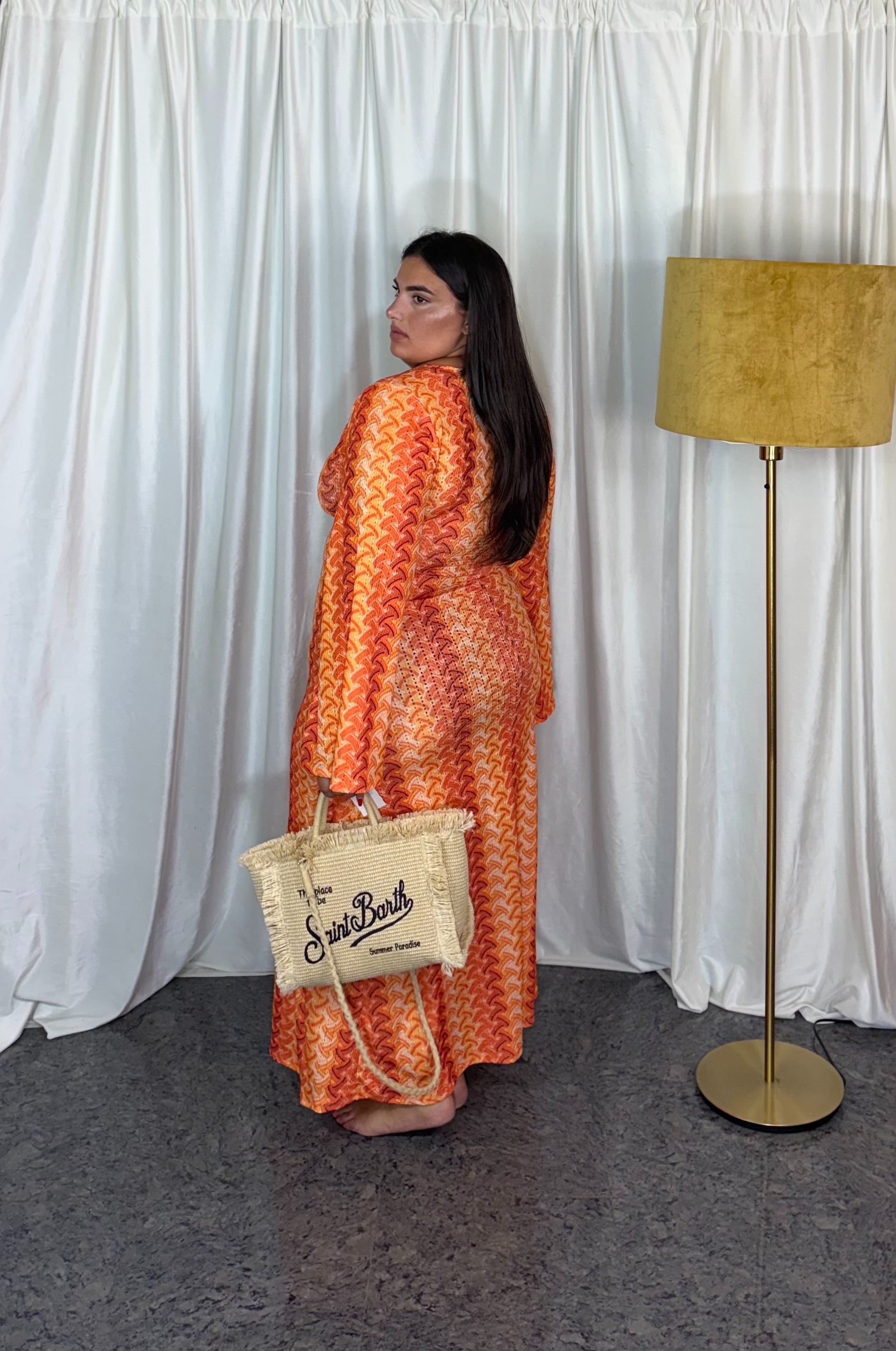 Copri costume Ibiza arancione