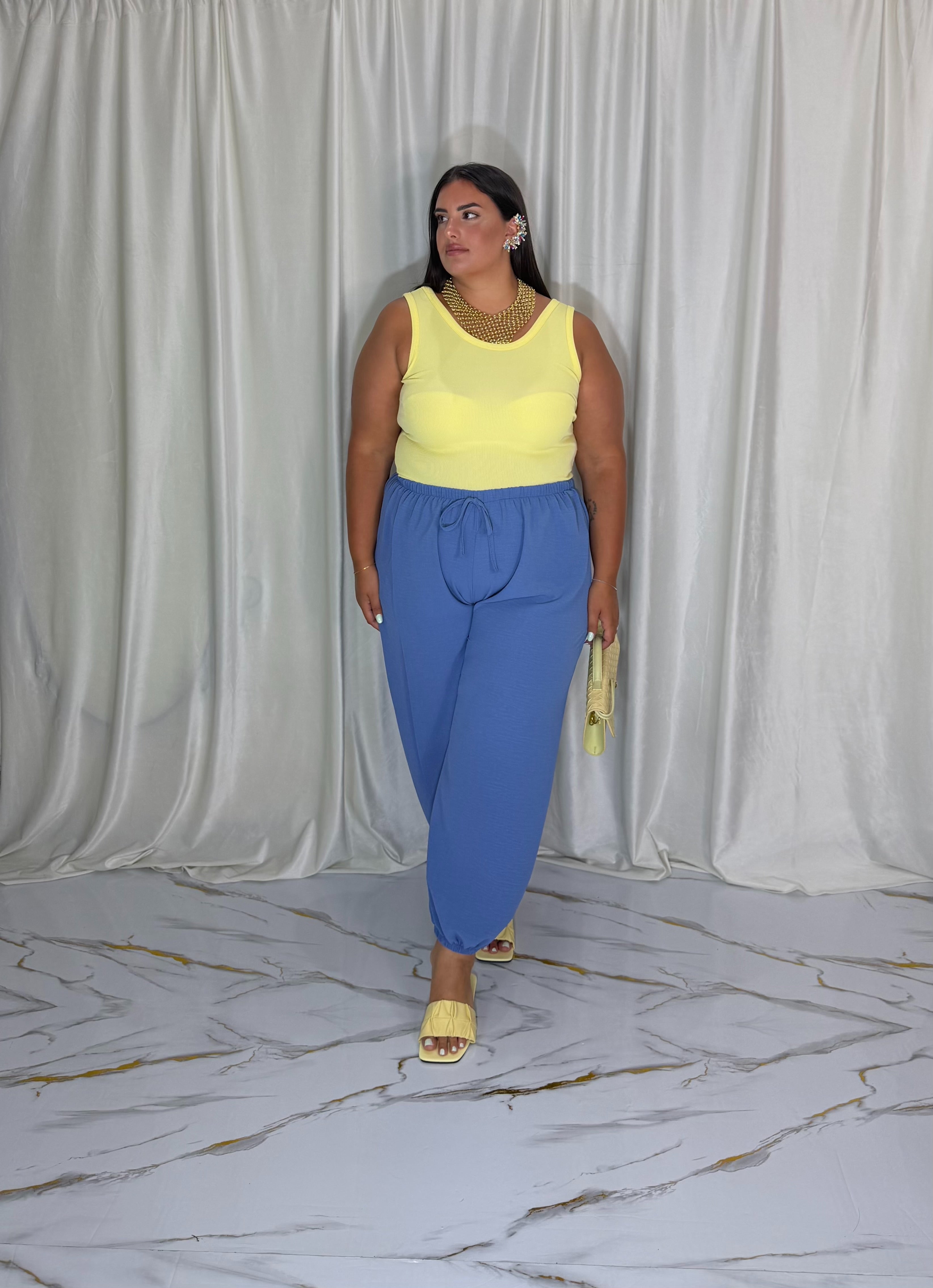 Pantalone Denise celeste