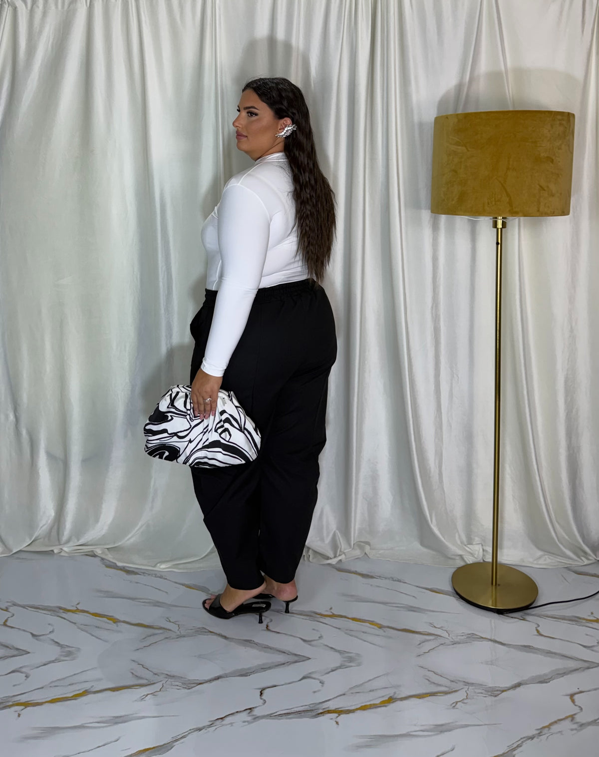 Pantalone ballon Mara nero