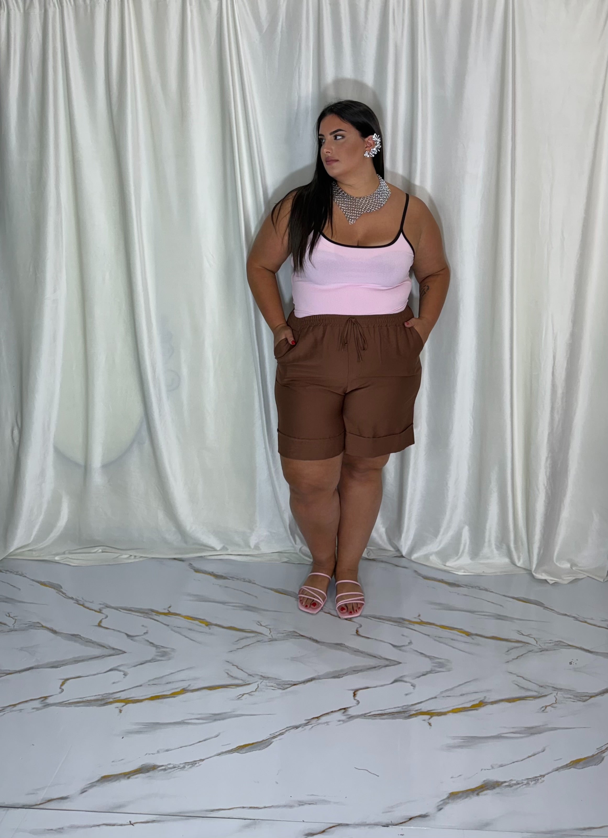 Bermuda Loren marrone
