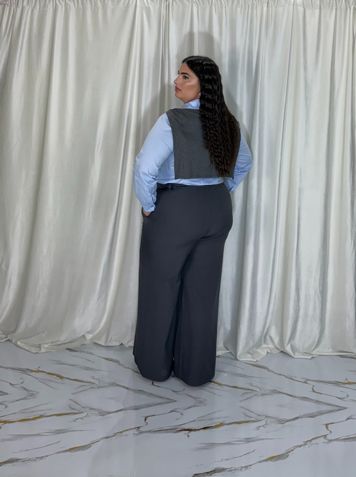 Coordinato 3 pezzi grigio