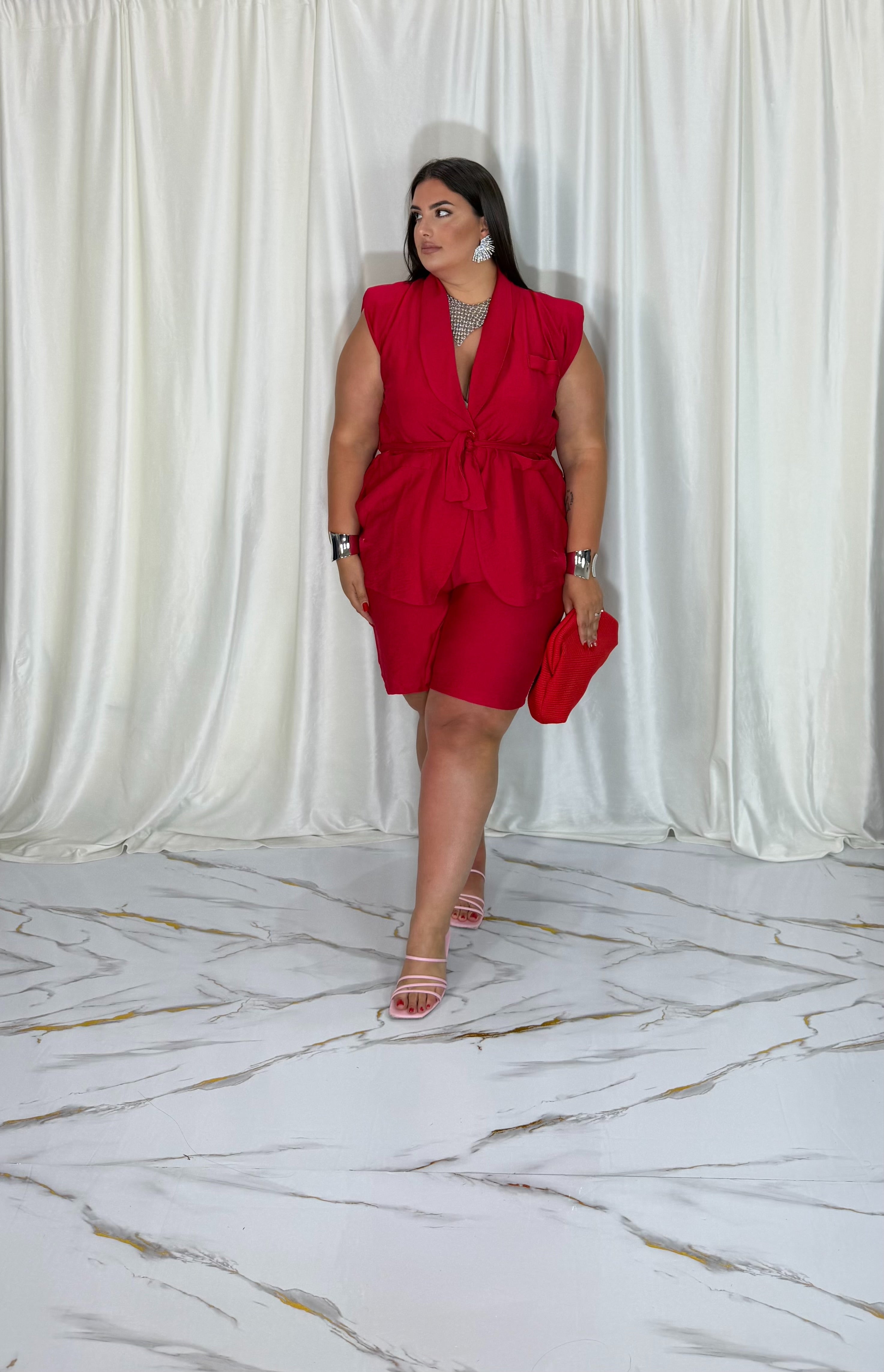 Coordinato Debora rosso