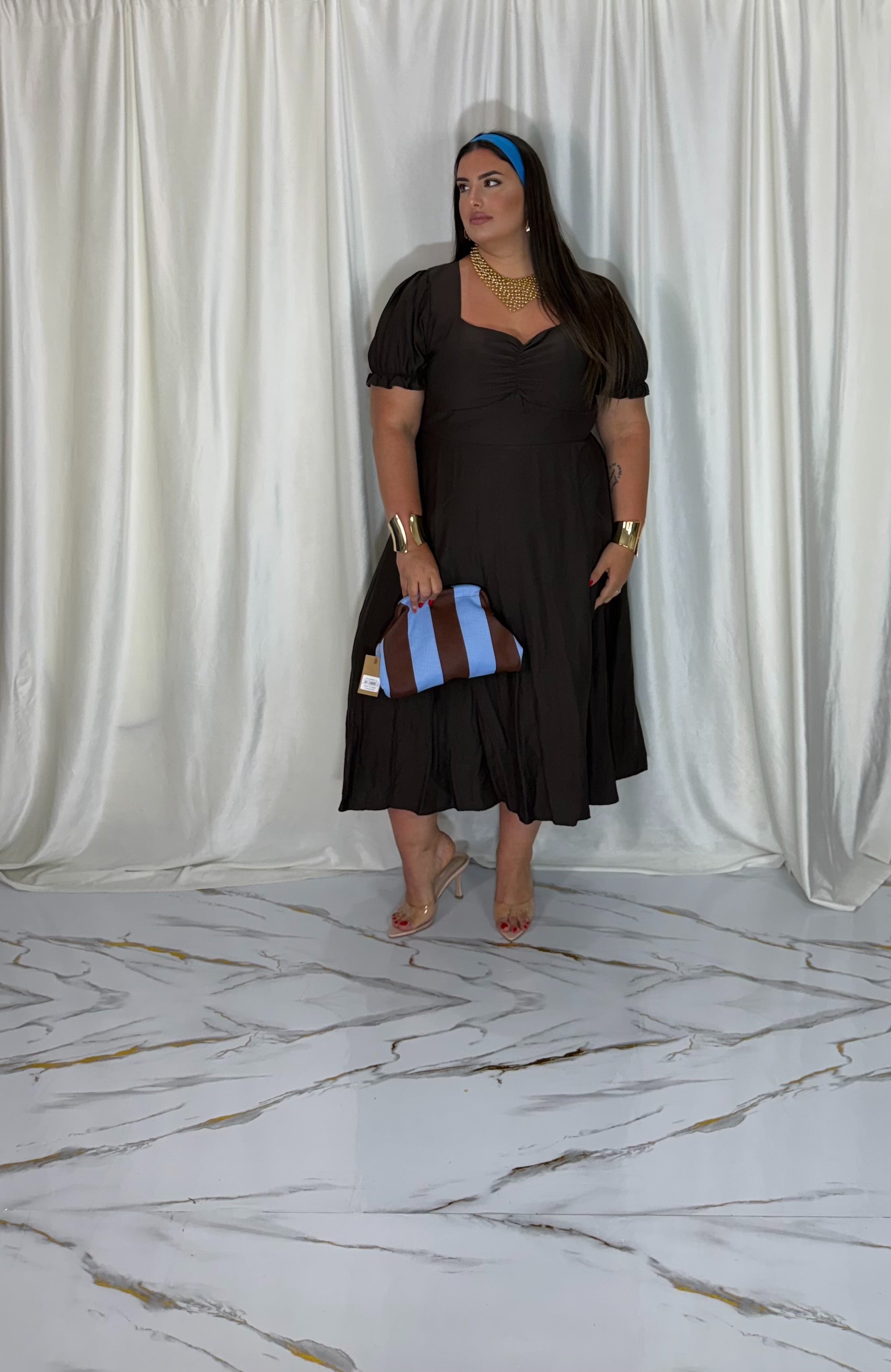 Dress alexia marrone