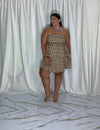 Coordinato floreale beige