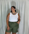 Bermuda Loren verde militare
