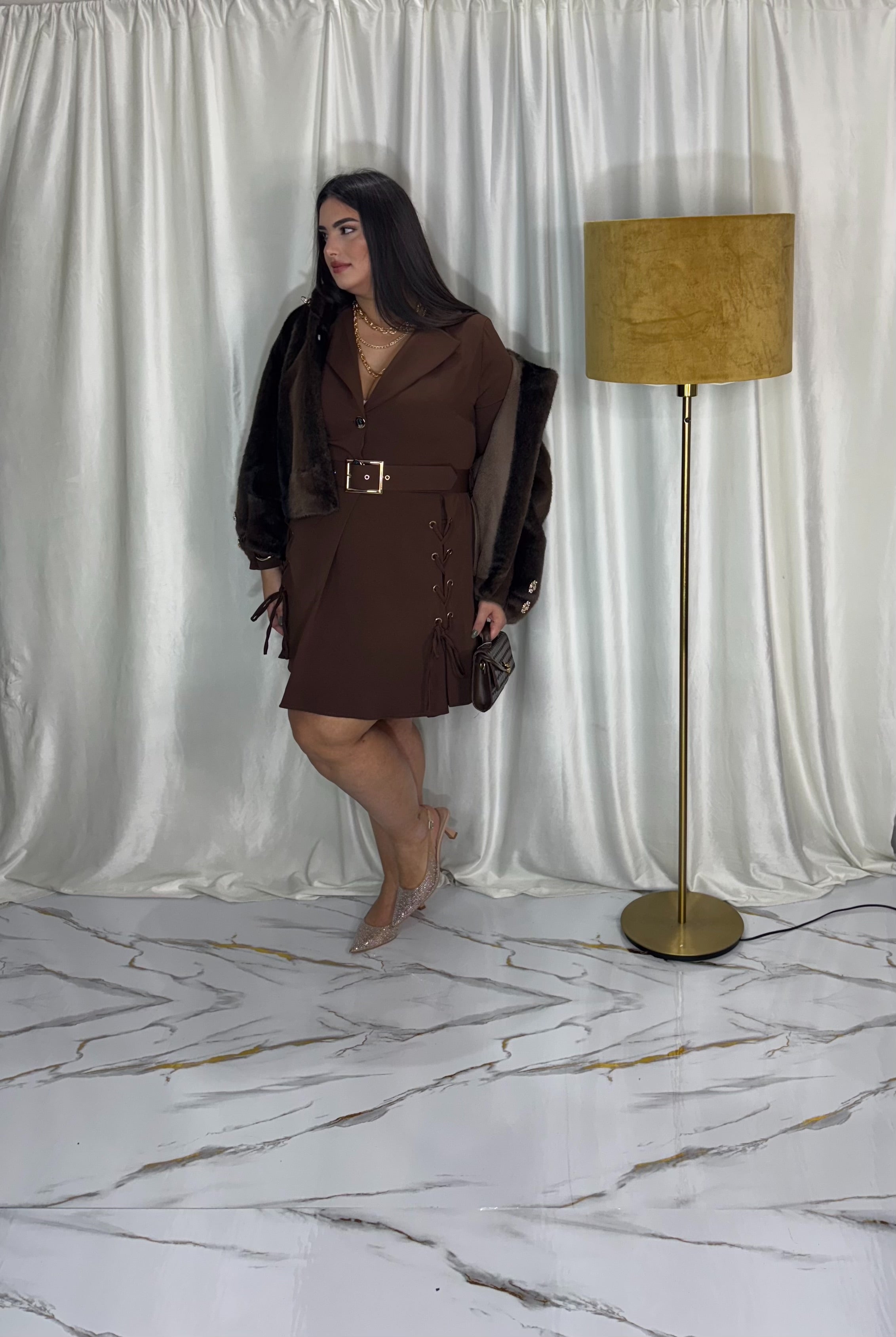 Pelliccia mood visone marrone