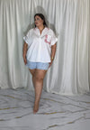 Camicia rosa bianca