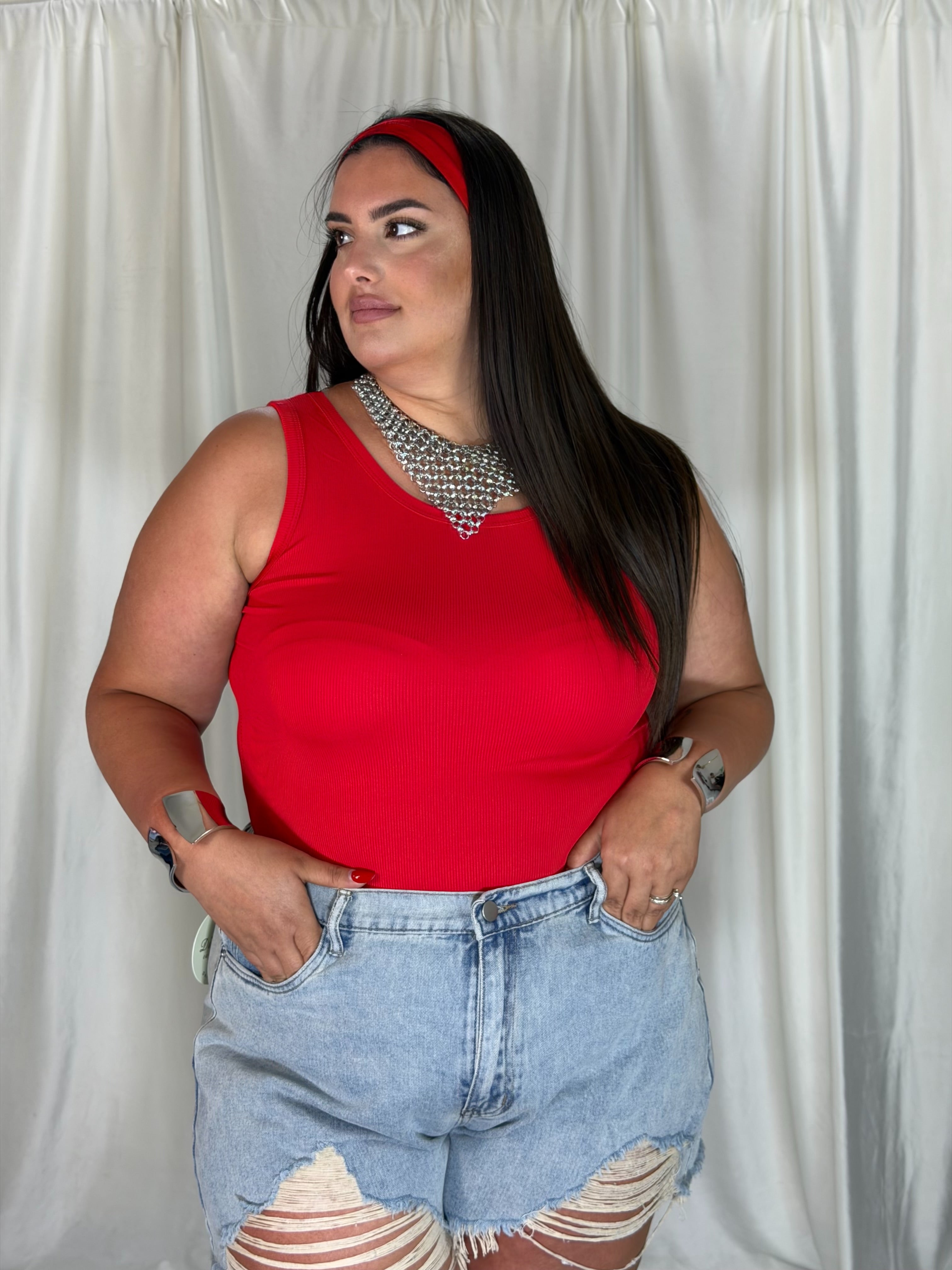 Canotta lella rossa