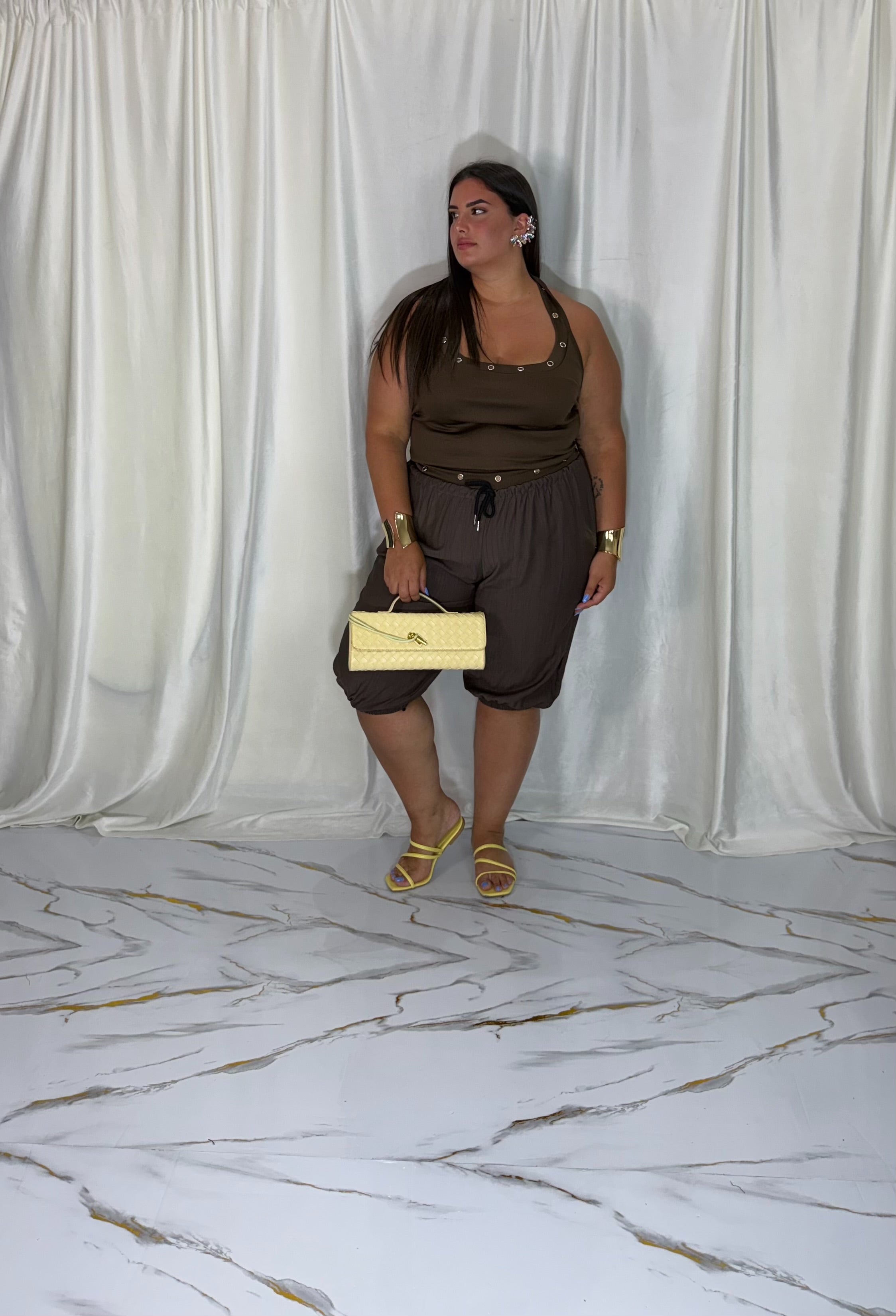 Coordinato Jolanda marrone