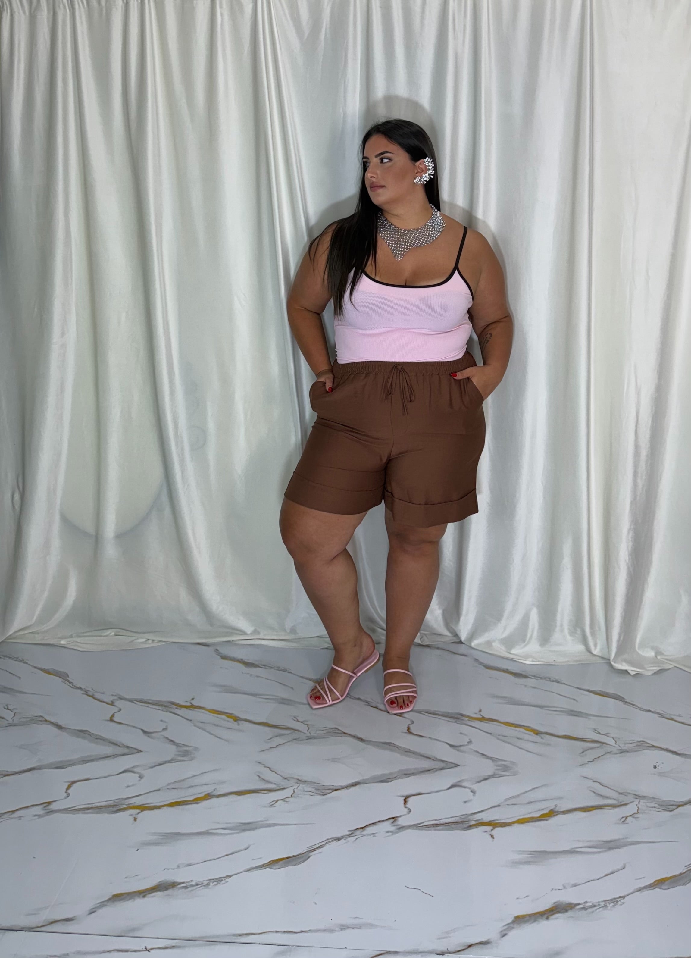 Bermuda Loren marrone