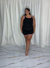 Coordinato sport nero/rosa