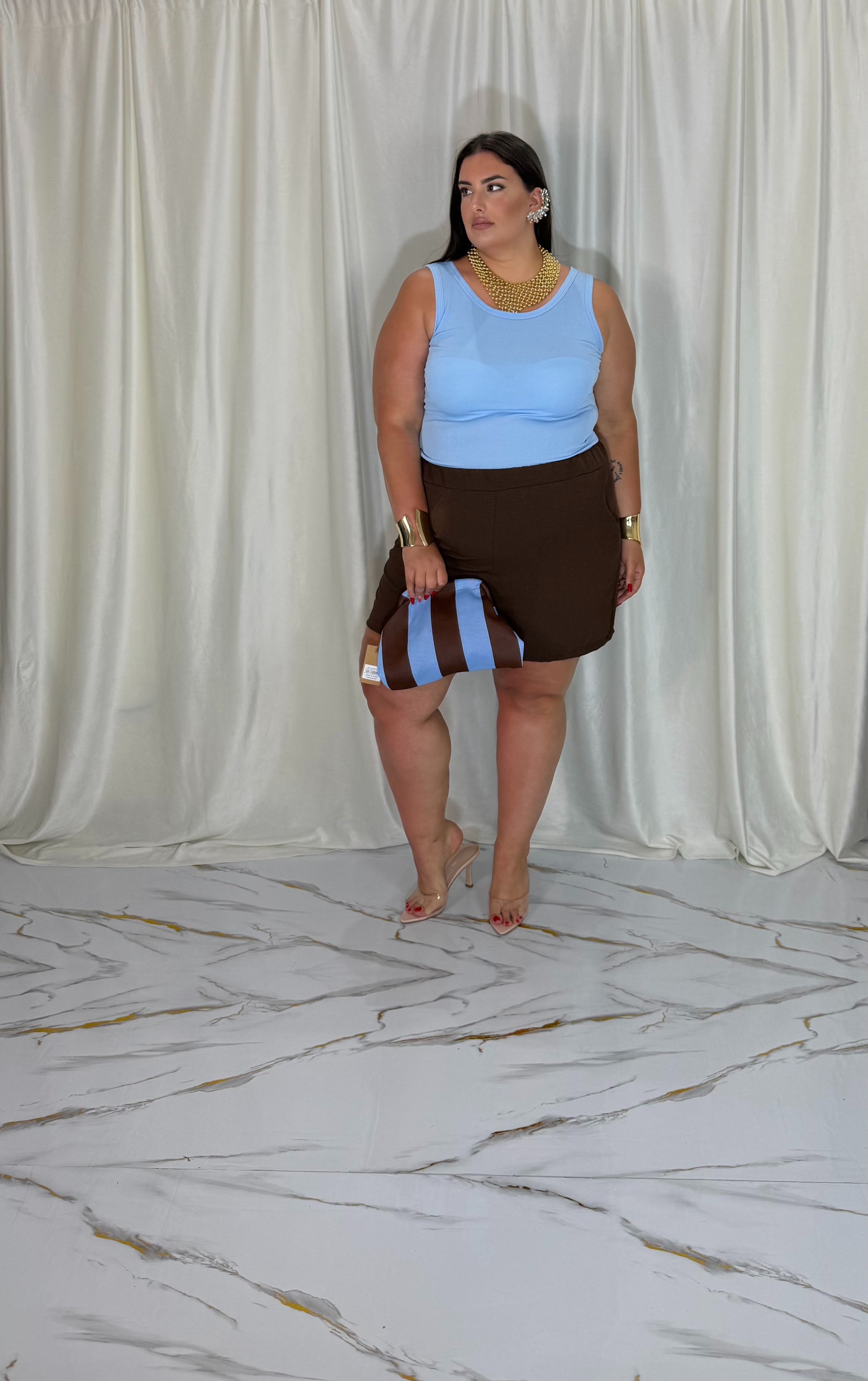 Pantaloncino Ada marrone
