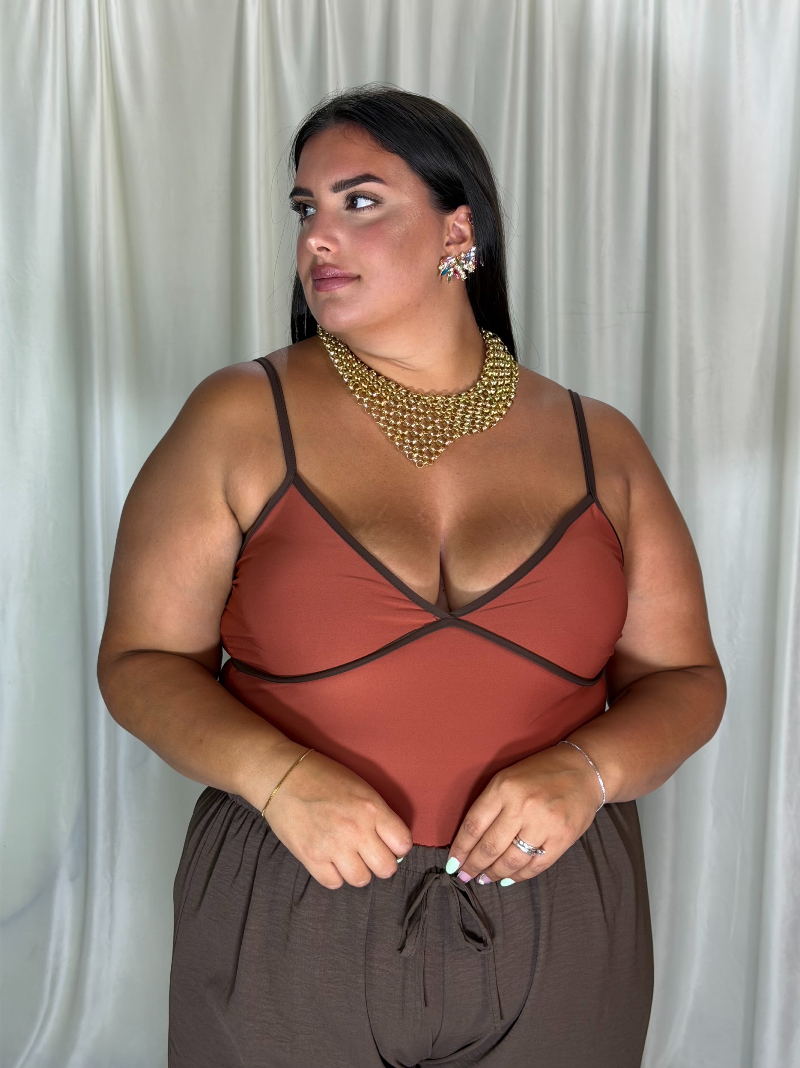 Body Ludovica ruggine/marrone