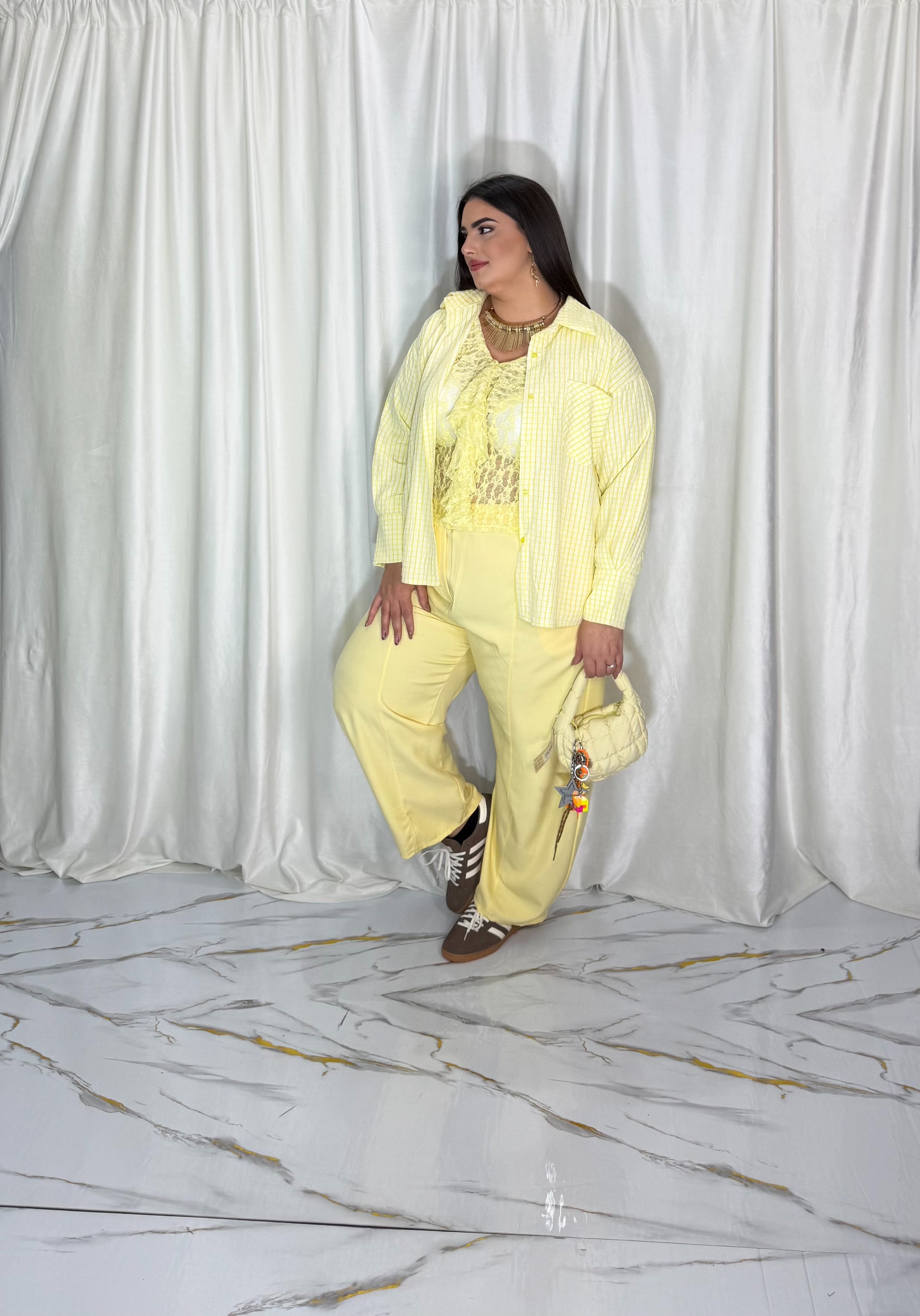 Pantalone Irene giallo