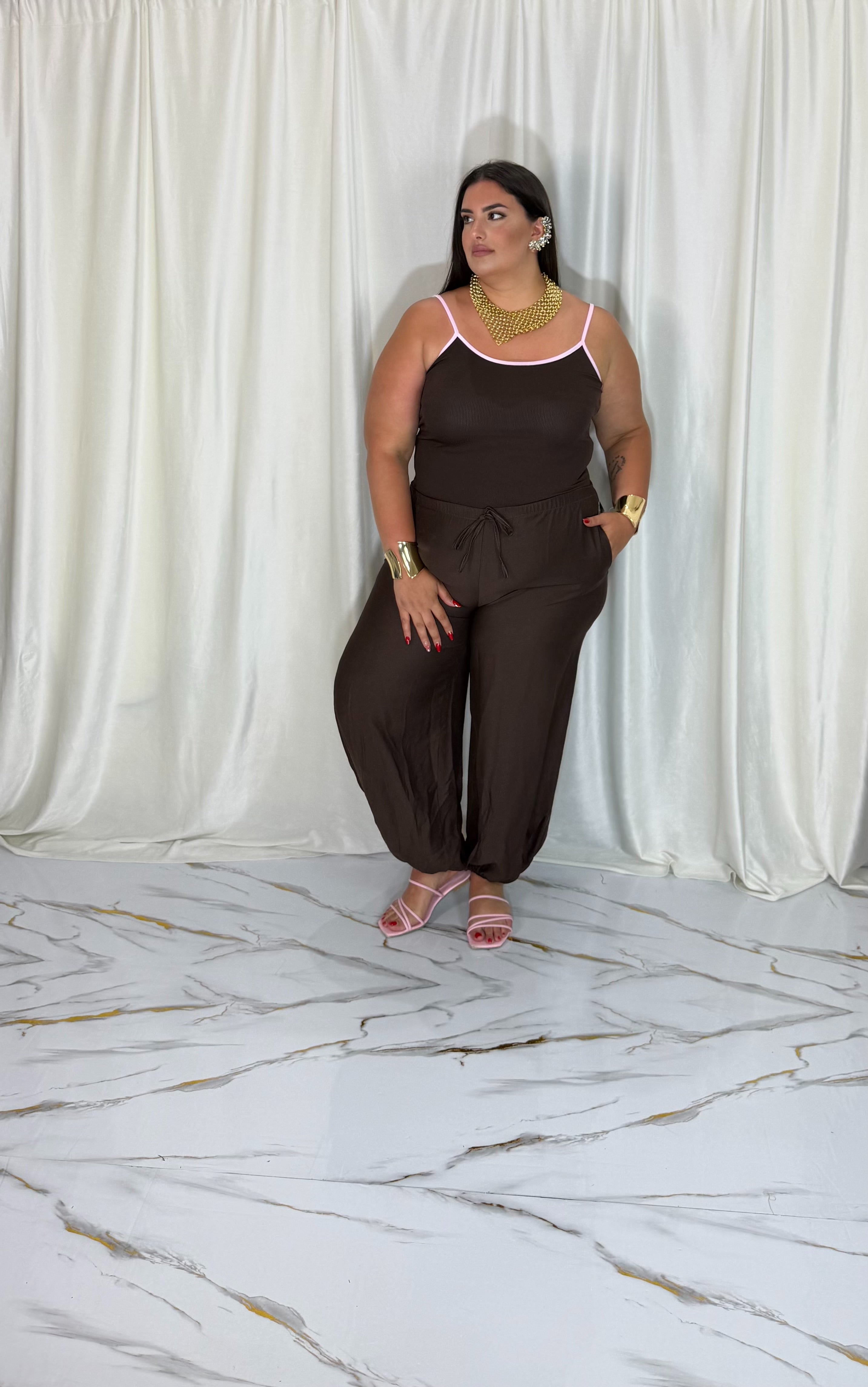Canotta Fabiana marrone